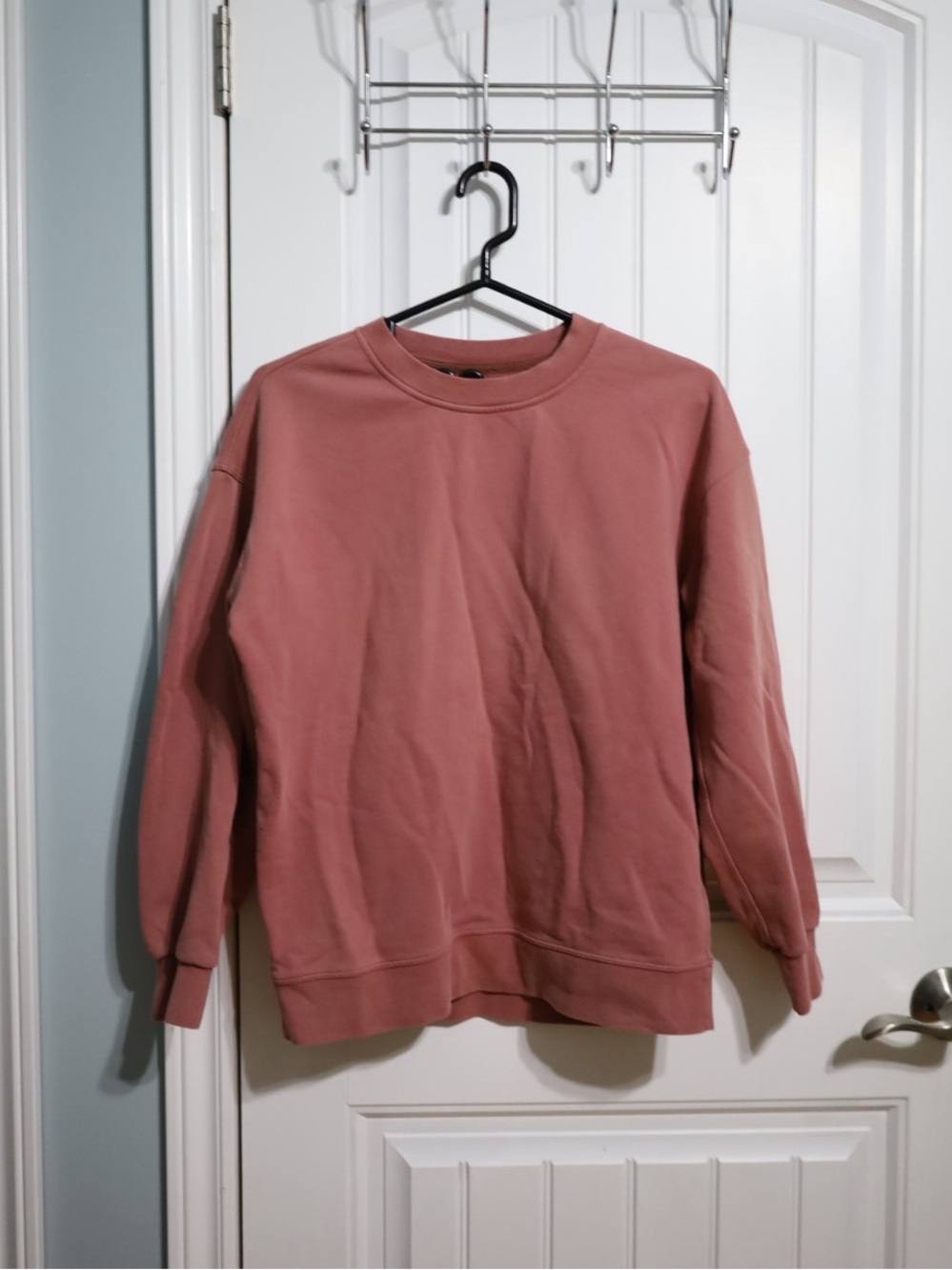 Lululemon Pink Perfectly Oversized Crewneck Sweater Size 4-6 - Picture 2 of 6